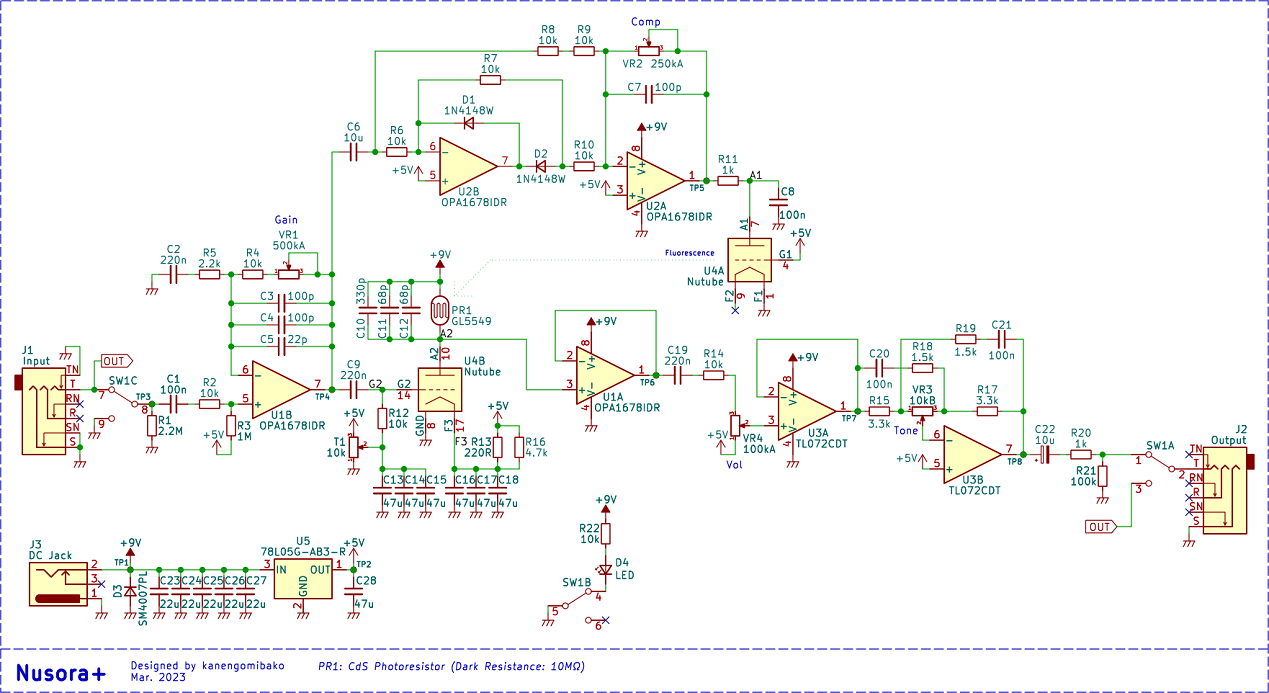Nusora+ schematic