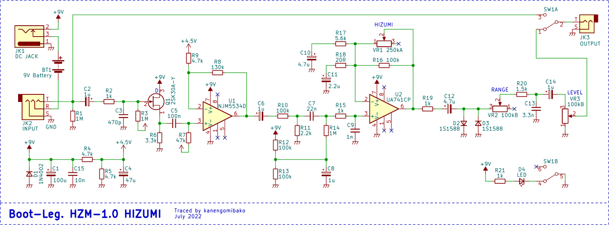 Boot-Leg. HZM-1.0 schematic